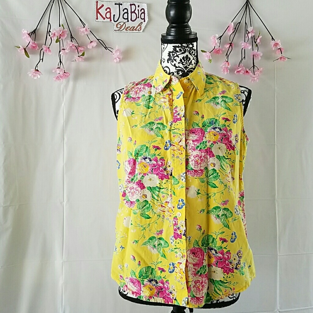 Ralph Lauren Botton Down Top